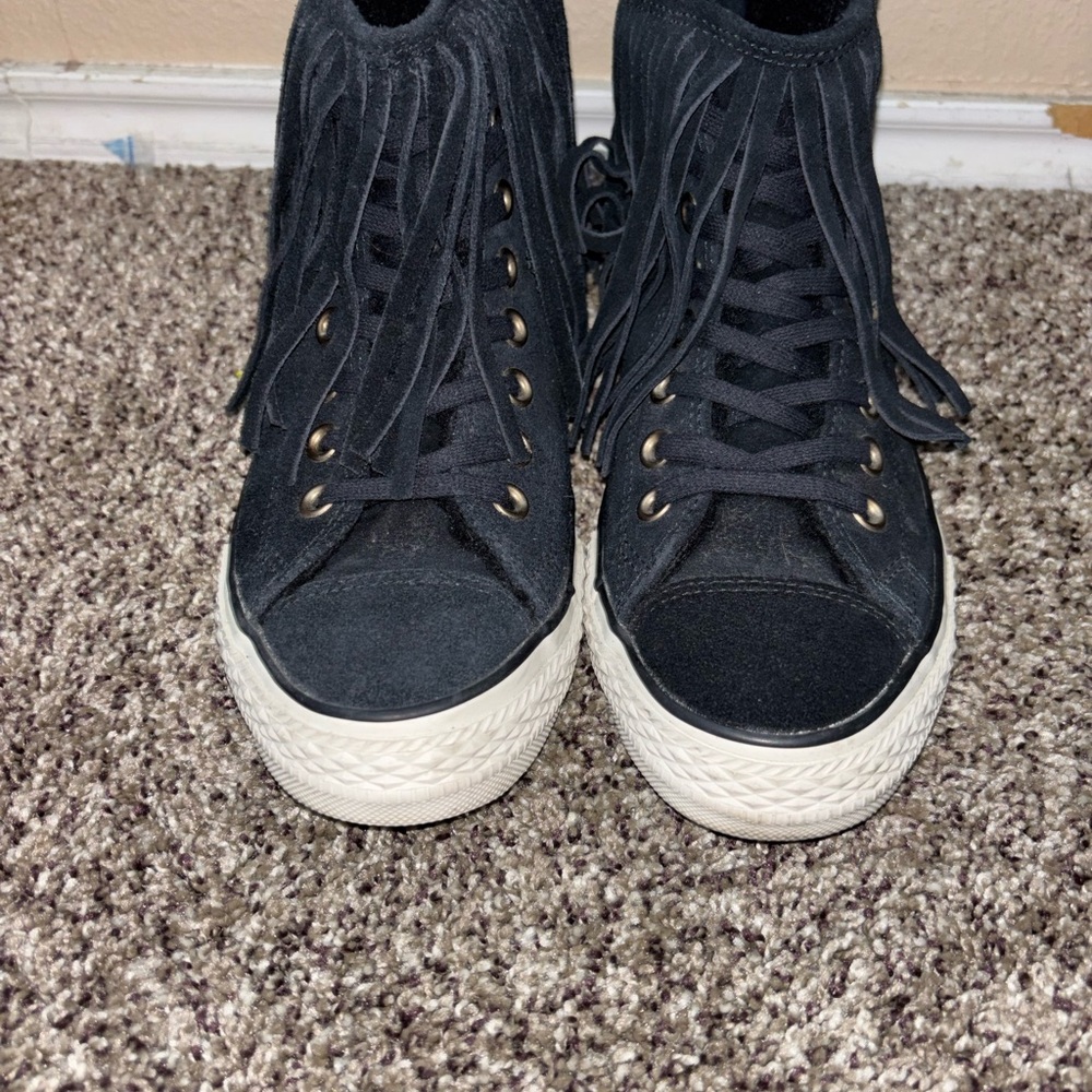 Converse High Top Suede Fringe - image 3